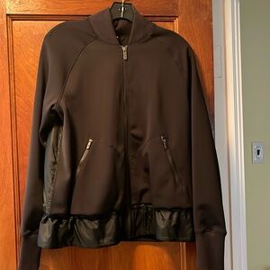Lululemon Black NWOT Full Zipper Bomber Jacket
